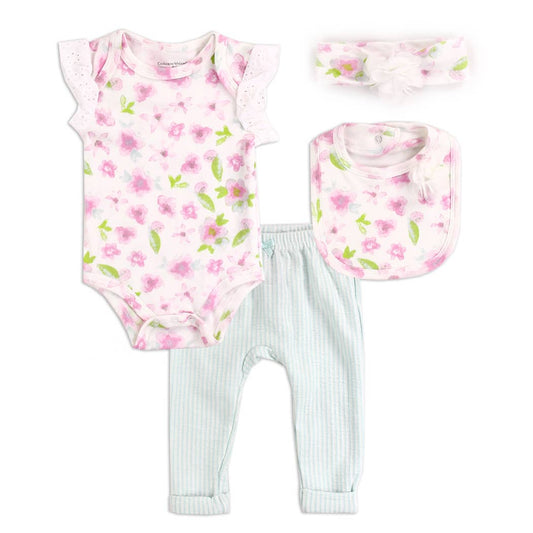 Girls Newborn 4PC Set