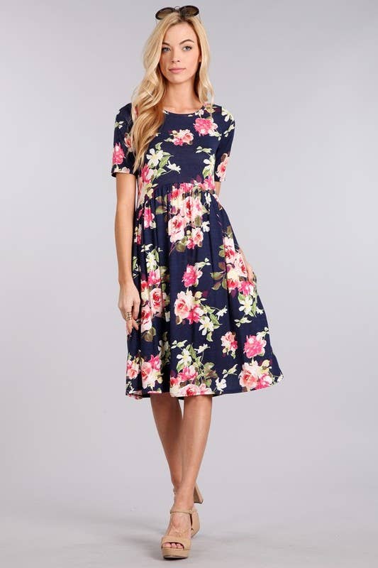 Floral Knit Dress
