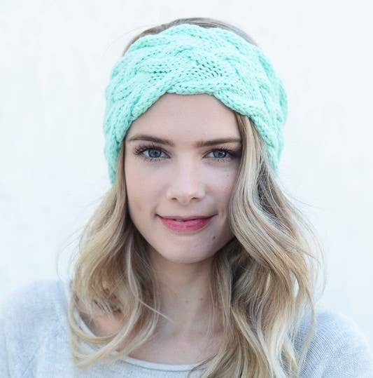 Braided Cable Knit Headband