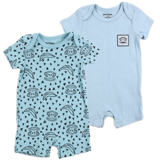 PAUL FRANK Boys Newborn 2-Pack Rompers