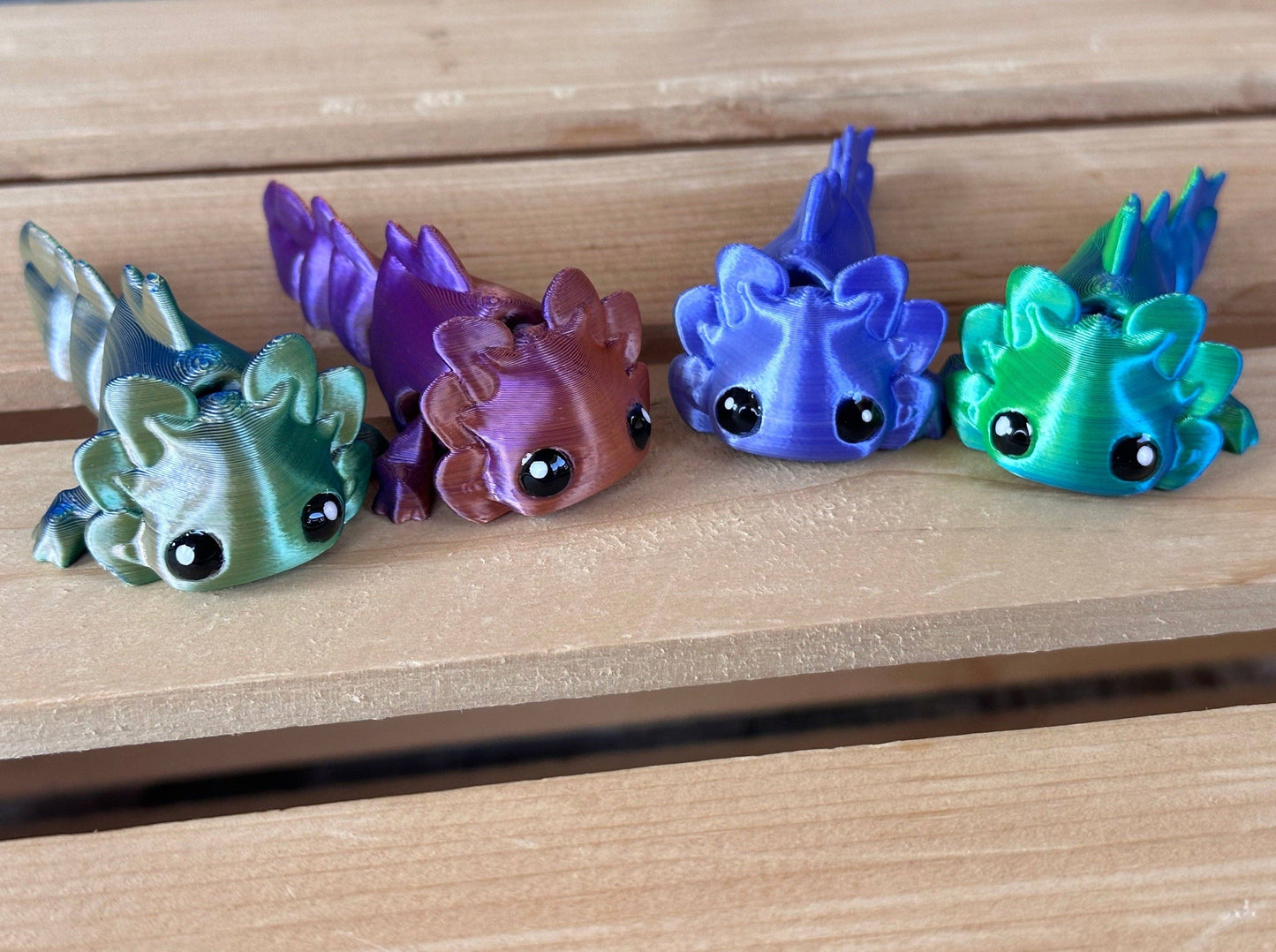3D Printed Axolotl Tadpole: Large