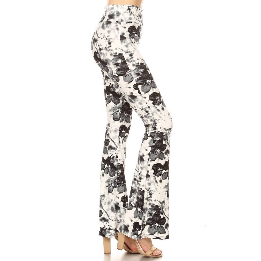 Print Buttery Soft Palazzo Pants