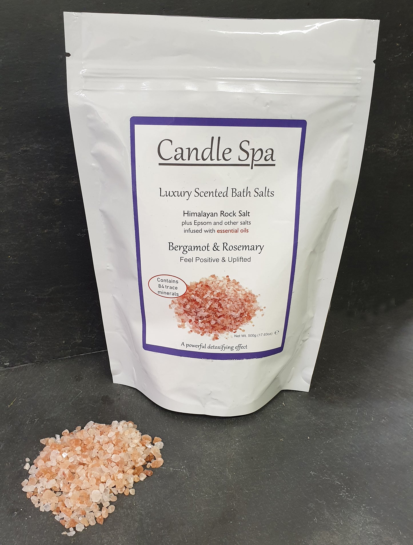 Bath Salts - Bergamot & Rosemary 500g