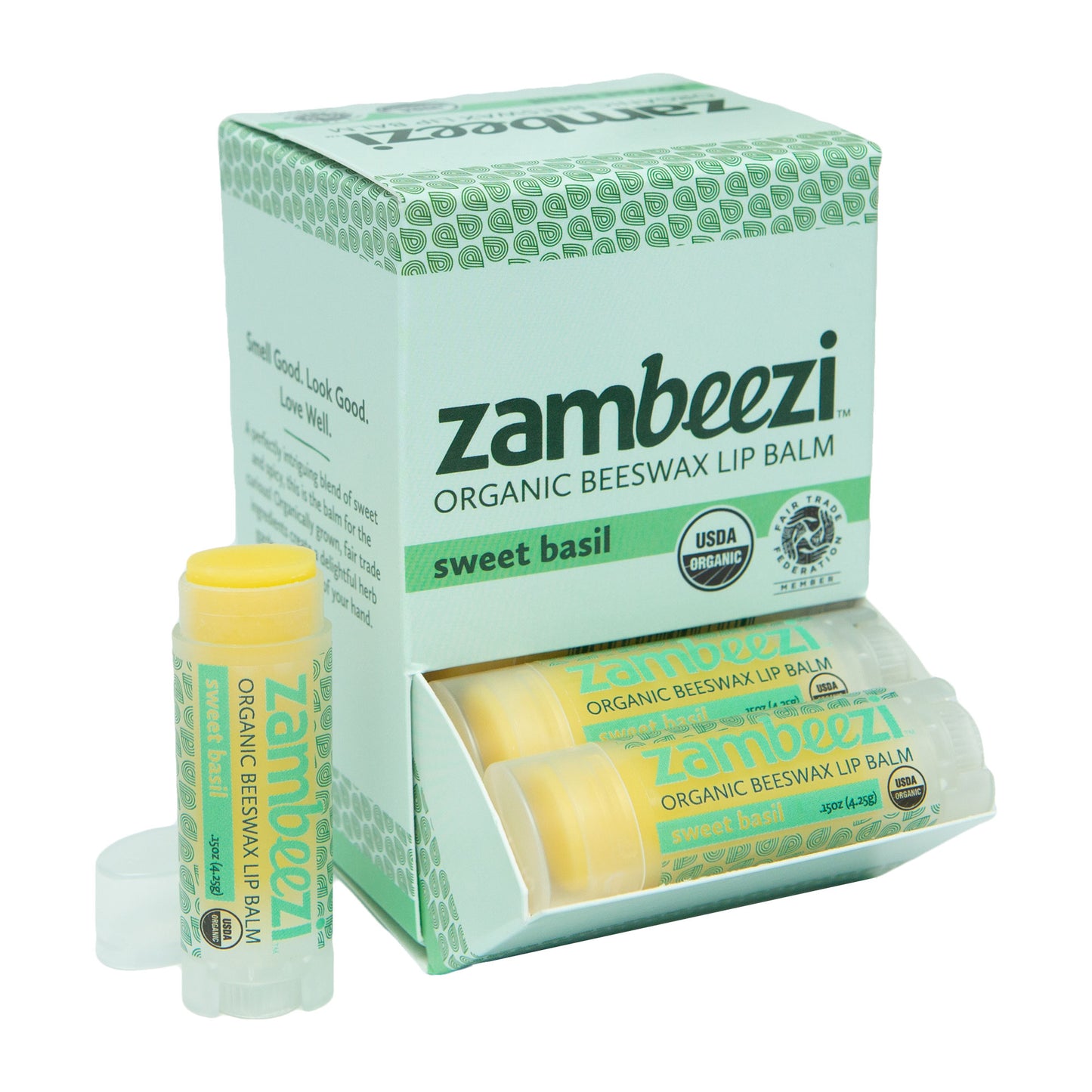 Sweet Basil - Organic Beeswax Lip Balm