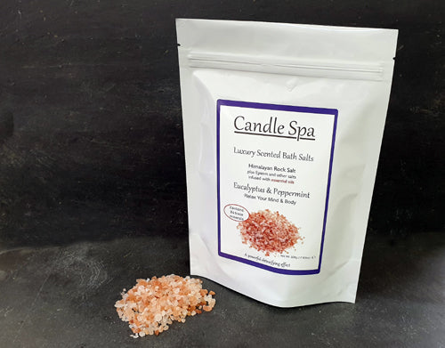 Bath Salts - Eucalyptus & Peppermint - 500g Pouch
