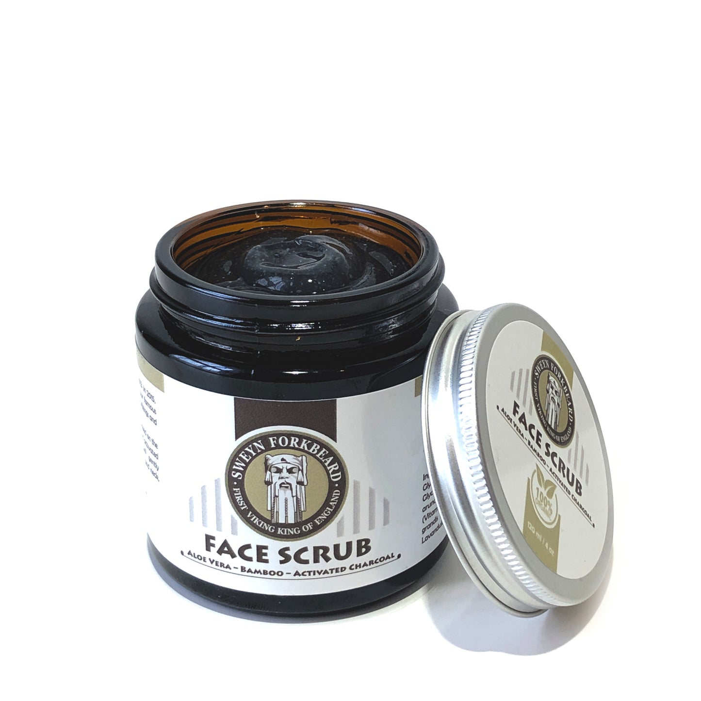 Face Scrub Aloe Vera - Bamboo - Activated Charcoal 120ml