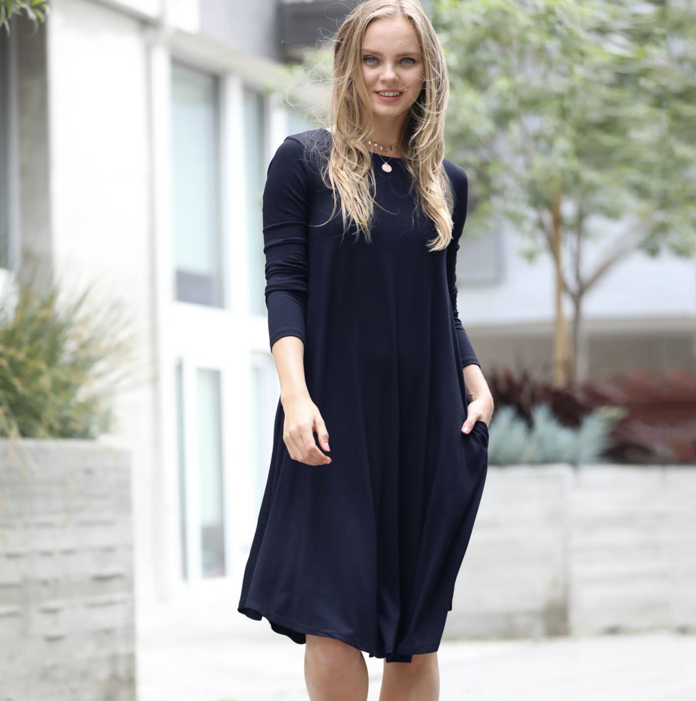 Long Sleeve Midi Dress