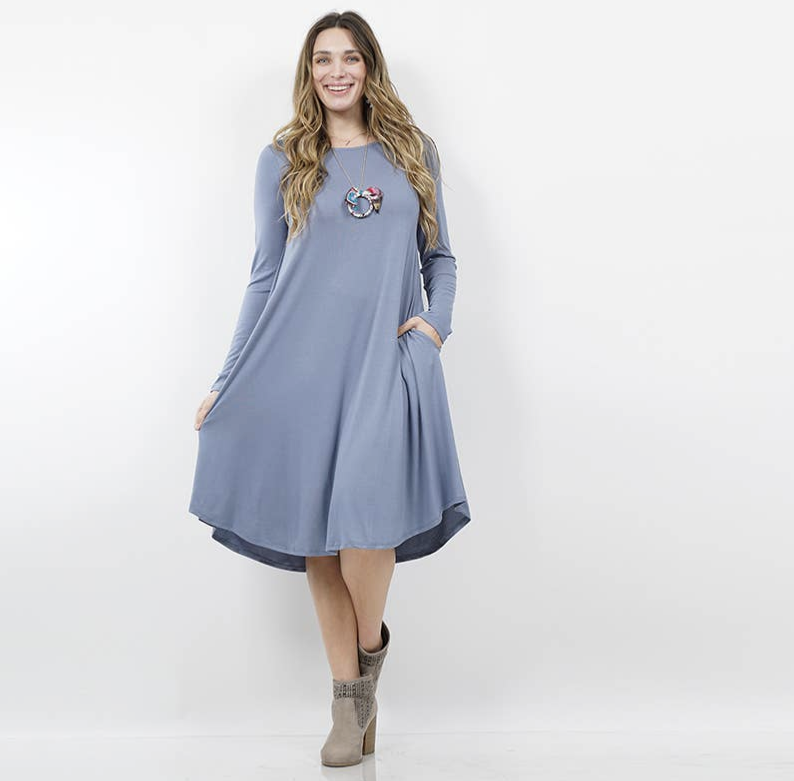 Long Sleeve Midi Dress