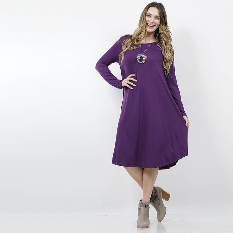 Long Sleeve Midi Dress