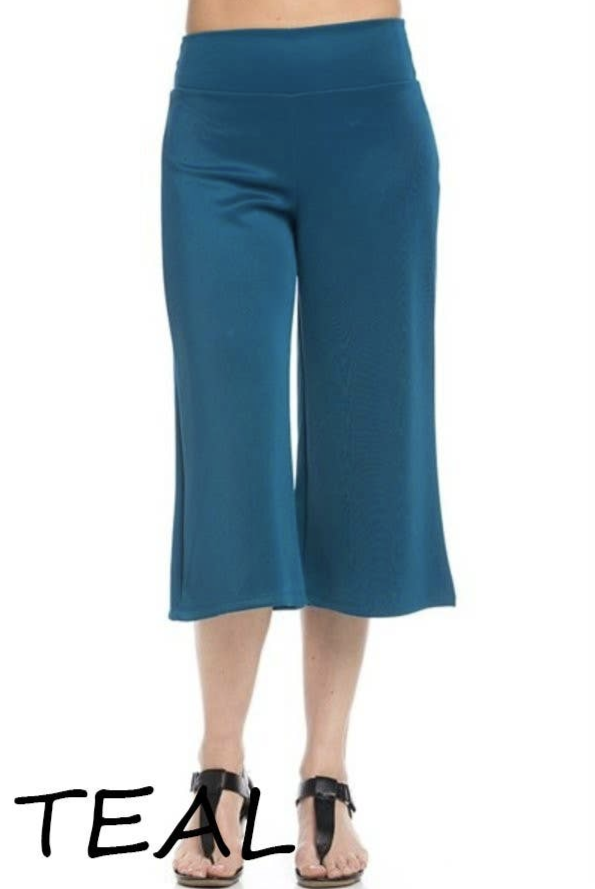 Wide Leg Capri Pants
