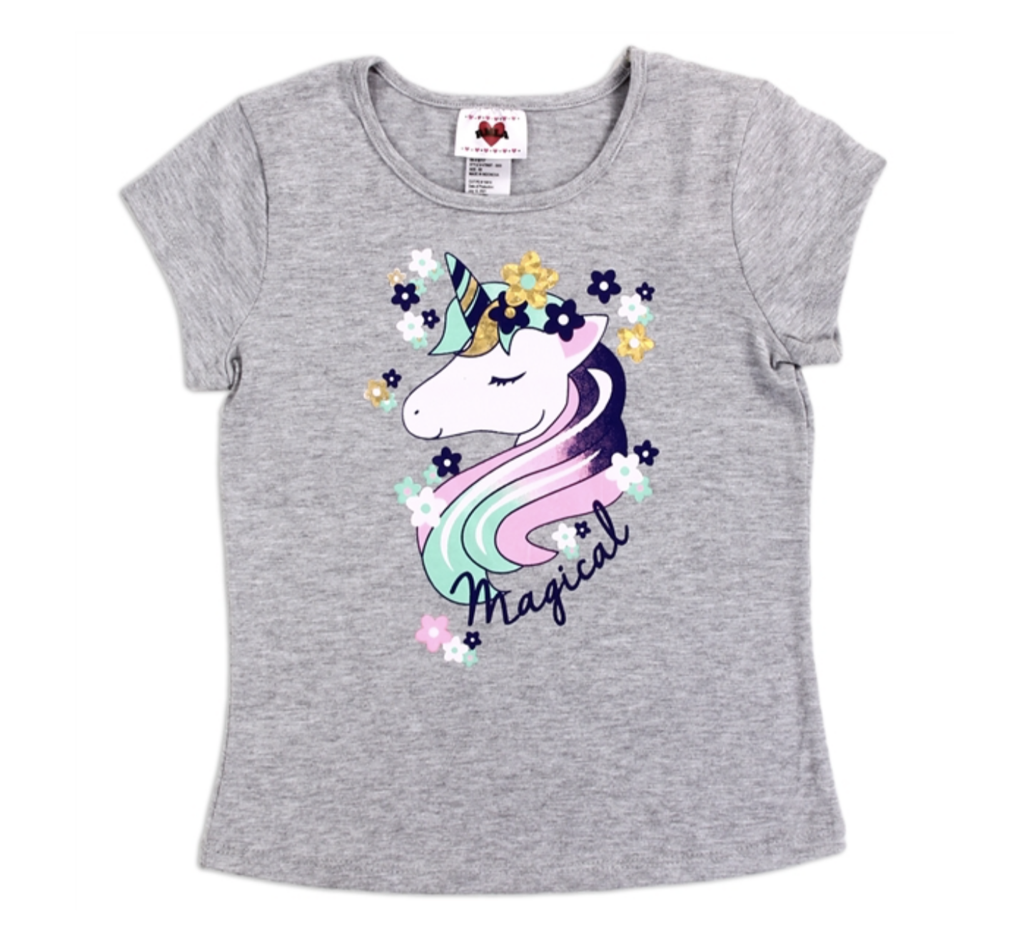Girls 4-6X Foil Screen T-Shirt
