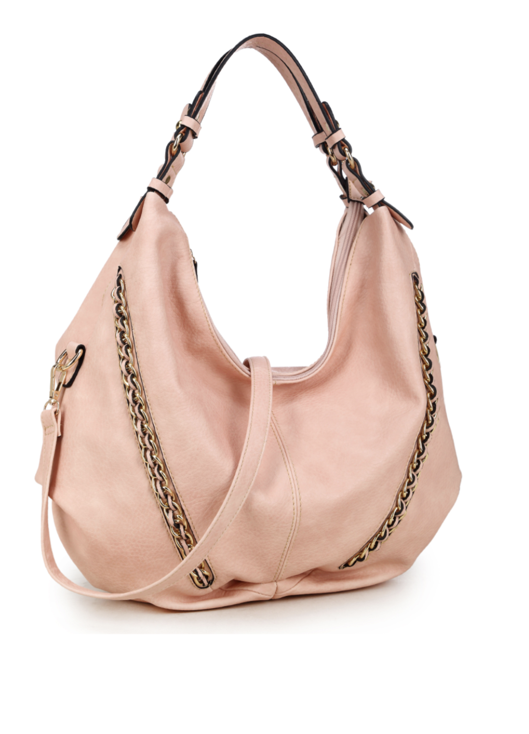 Dasein Soft Water wash Faux Leather Vintage Dual Handle Hobo Bag/Shoulder Bag