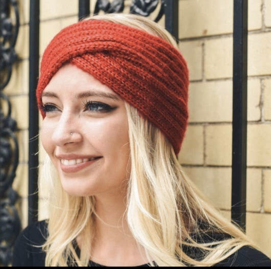 Cross Over Knit Headband