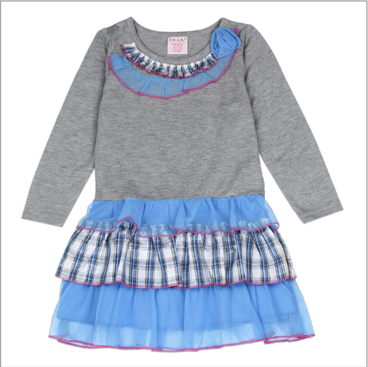 S.W.A.K. Girls 2-4T Toddler Social Dress Top