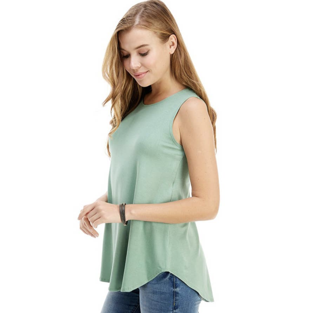 Azules Casual Sleeveless Top
