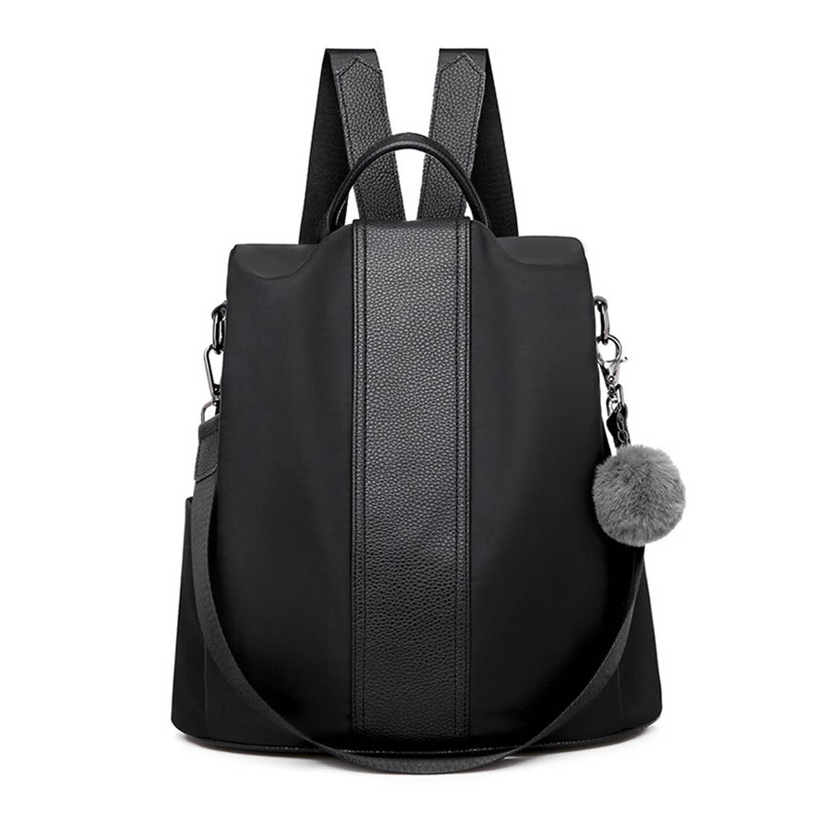 Women Fashion Retro Soft Leather Student Backpack