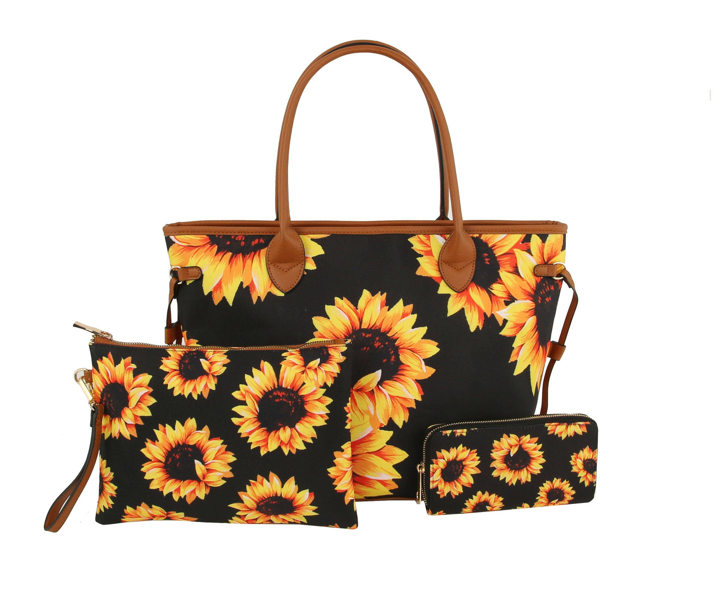 Big Sunflower Tote Shoulder Hobo Handbag