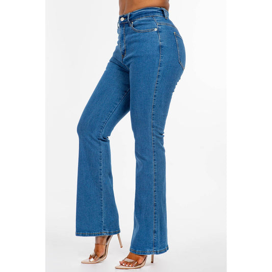 High Waisted Bootcut Flare Jean Extreme Stretch