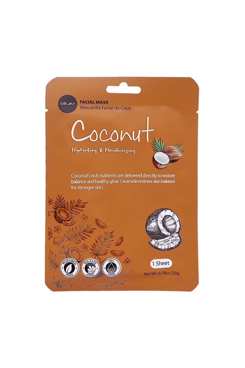 Celavi Facial Mask-Coconut