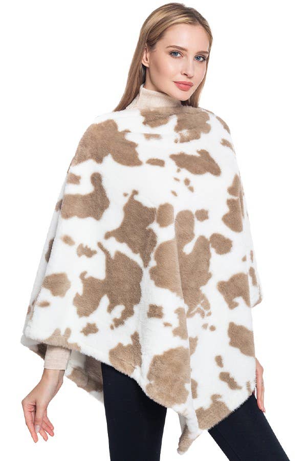 Cow Print Ponchos