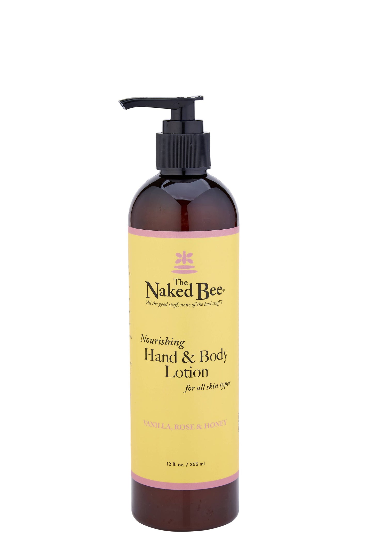 12 oz. Vanilla, Rose & Honey Hand & Body Lotion