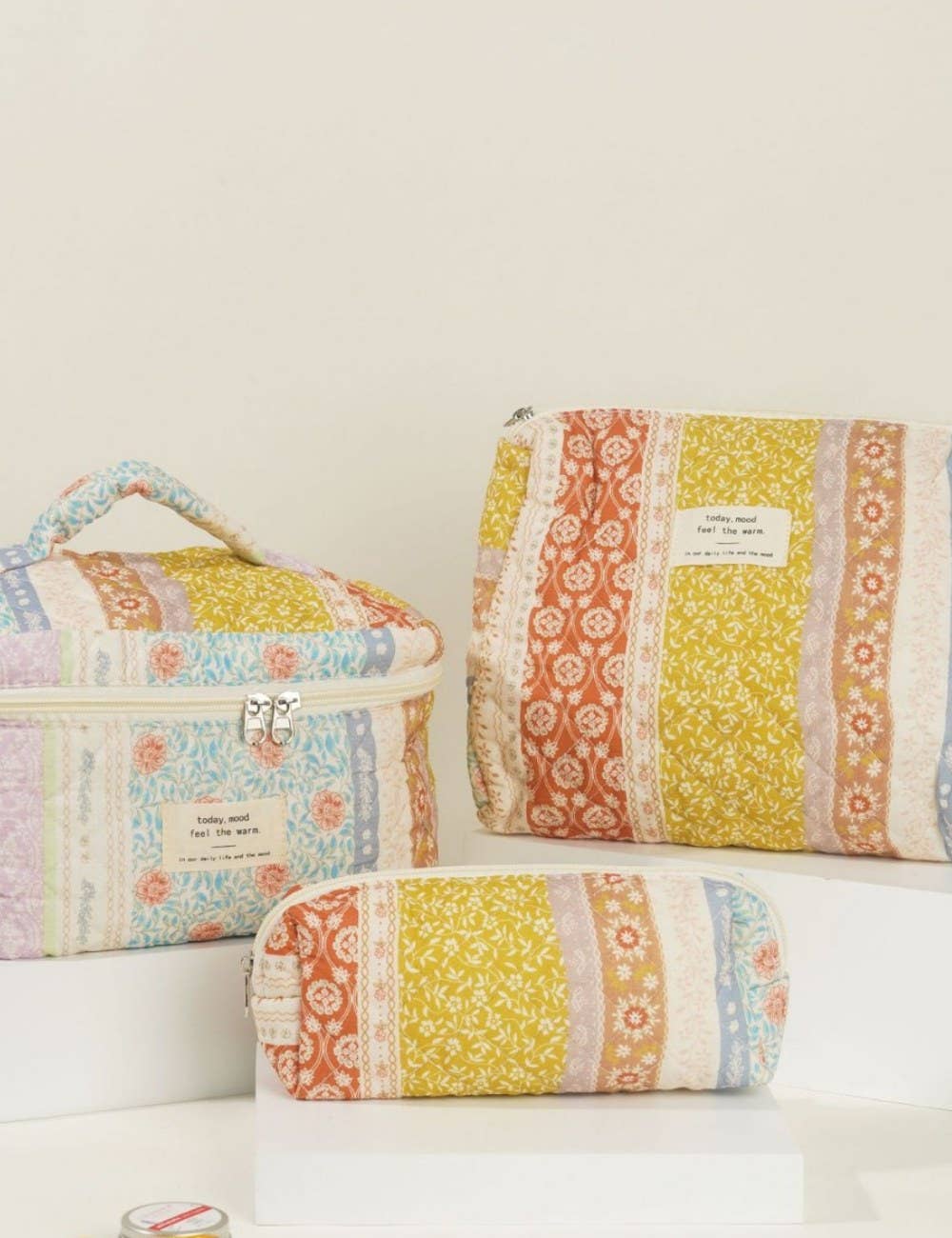 3-in-1 Large Faux Leather Tote Set with matching Mini Satchel/Messenger bag and a Wristlet