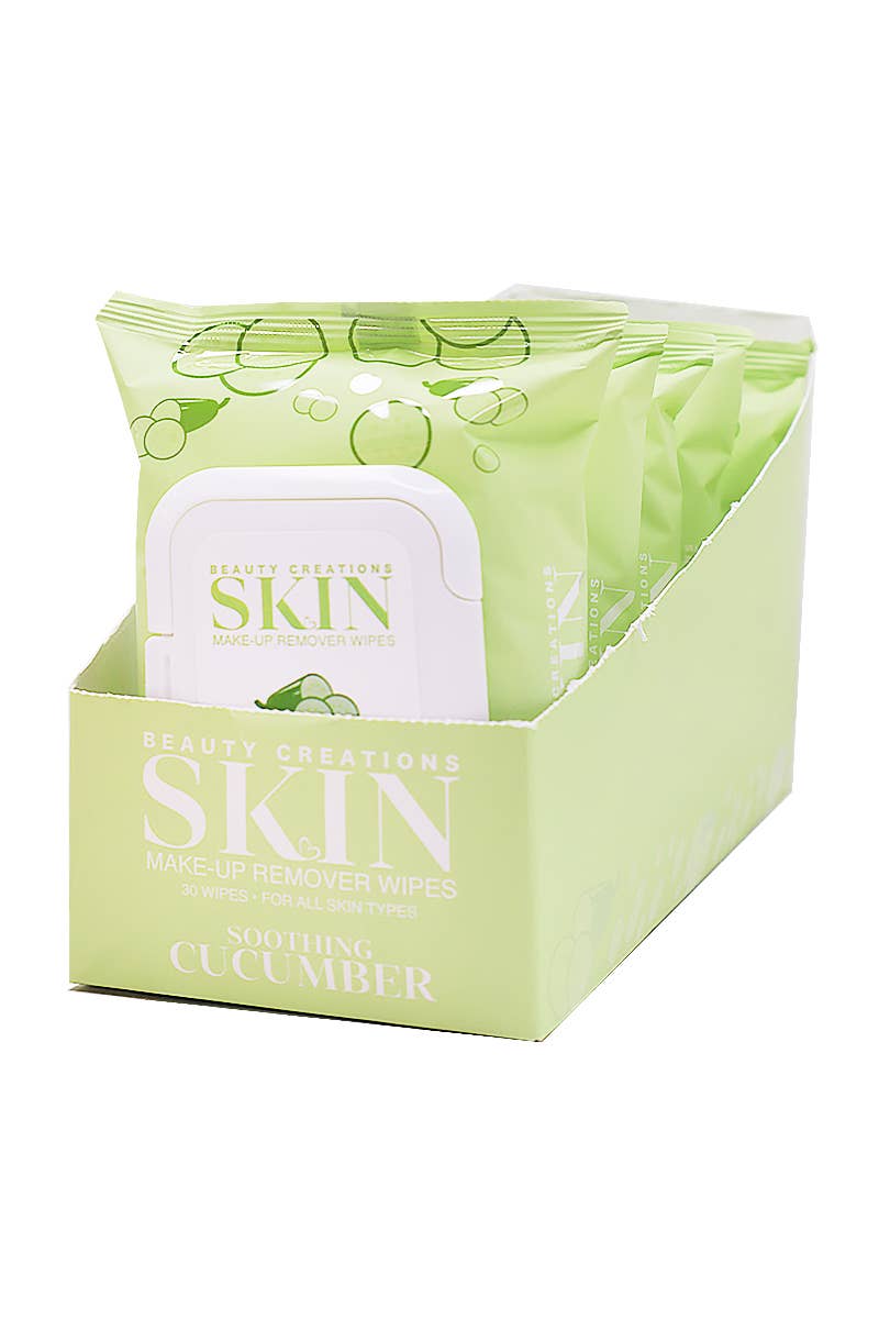 Beauty Creations SKW-02  Makeup Remover Wipes Cucumber - 6pc