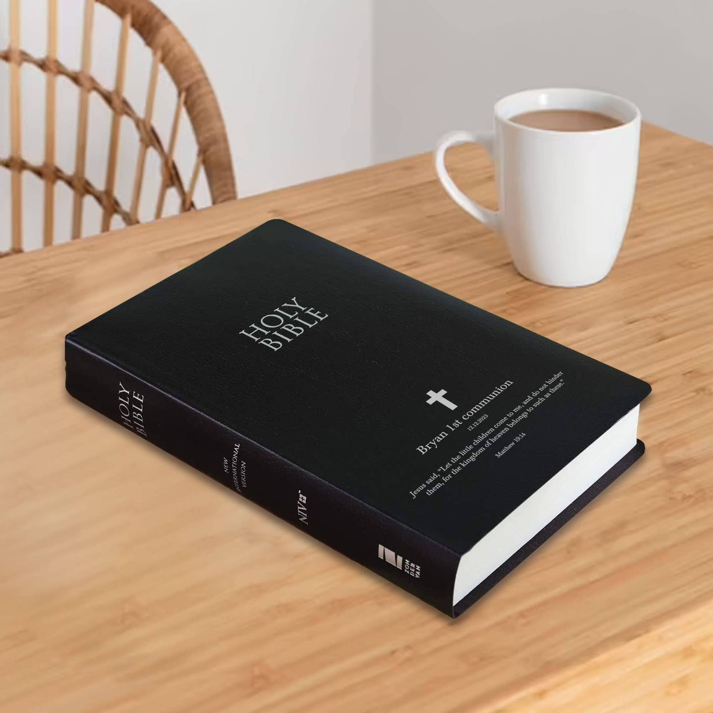 Personalized NIV Bible Leather Holy Bible