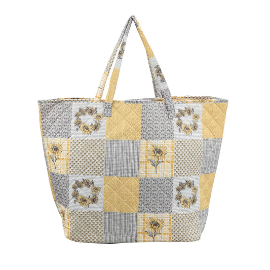 "Sunshine" Designer Quilted Tote Bag