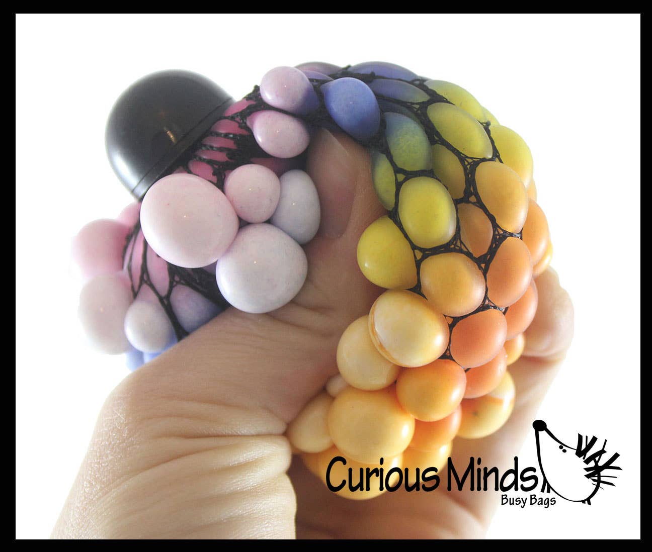 Rainbow Mesh Doh Filled Squeeze Balls - Doh - Ultra Squish