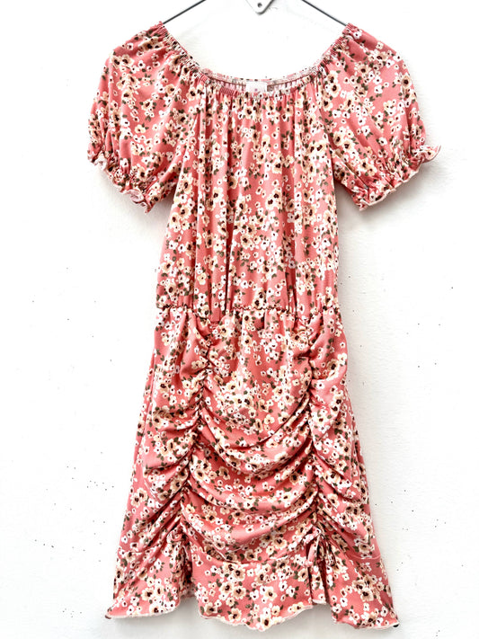 Girls Ruffle Short Sleeve Dress