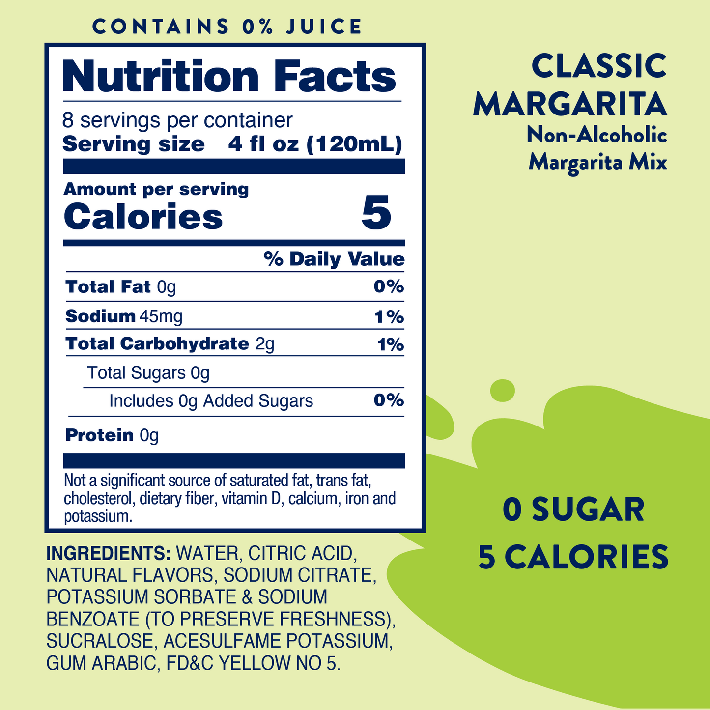 Margarita Mix - Sugar Free Mixer