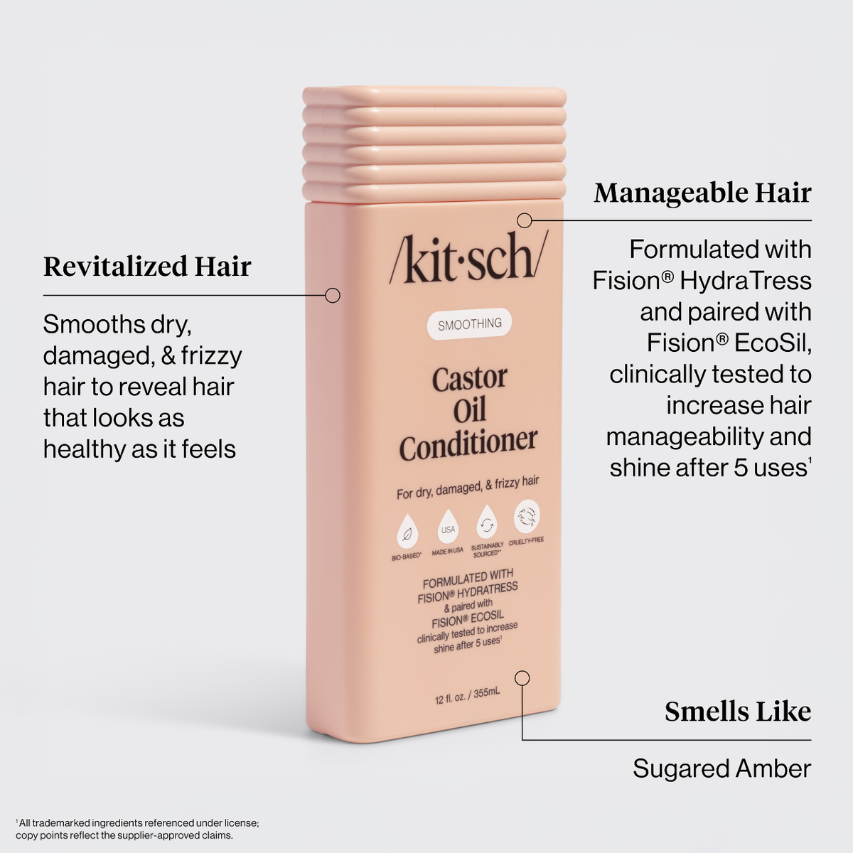 Smoothing Castor Oil Shampoo & Conditioner Combo