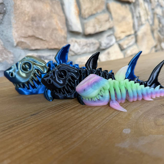 Flexi Skeleton Shark-Sensory, Desk Fidgeting & Unique Gifts