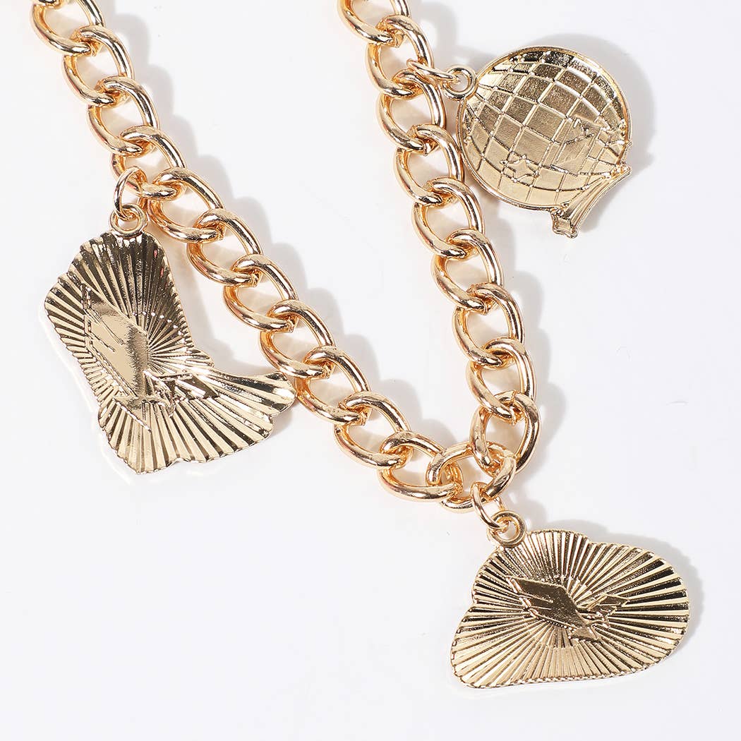 Western Cowboy Boots Hats Charm Trucker Hat Chain