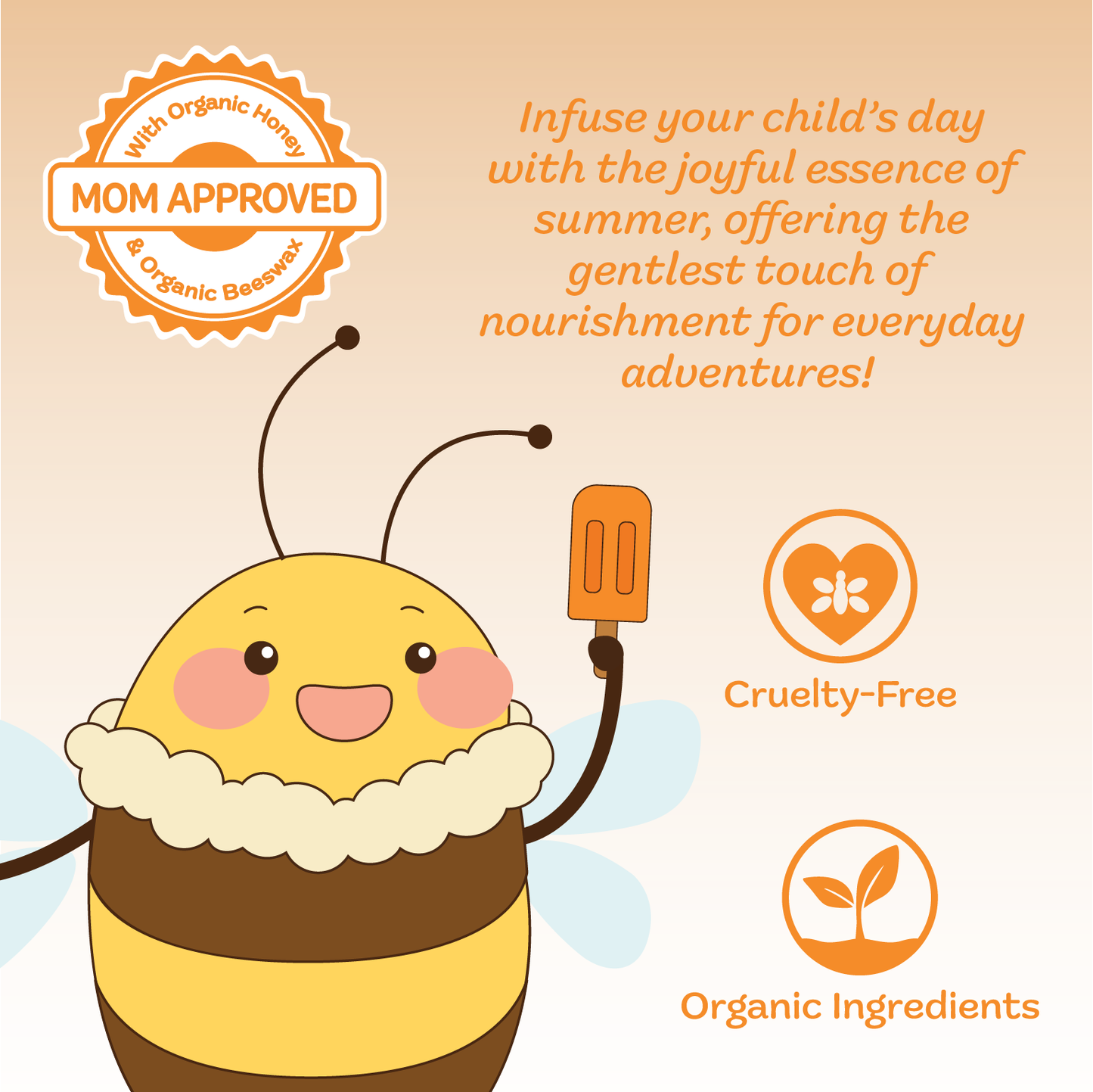 2.5 oz. Orange Popsicle Cheeks to Cheeks Face & Body Lotion