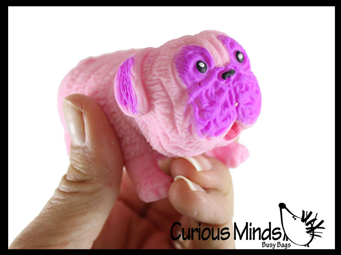 Stretchy Pug Dog Crushed Bead Sand Filled - Doggy Lover Se