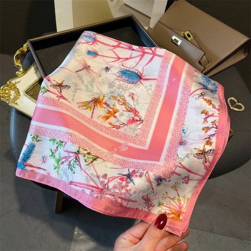 Fashion Print Square Scarf