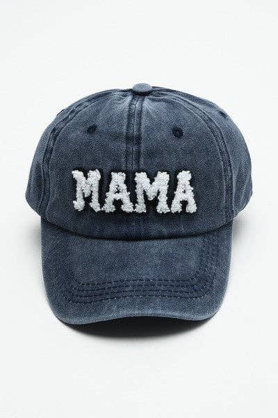 Washed Sherpa Mama Baseball Cap