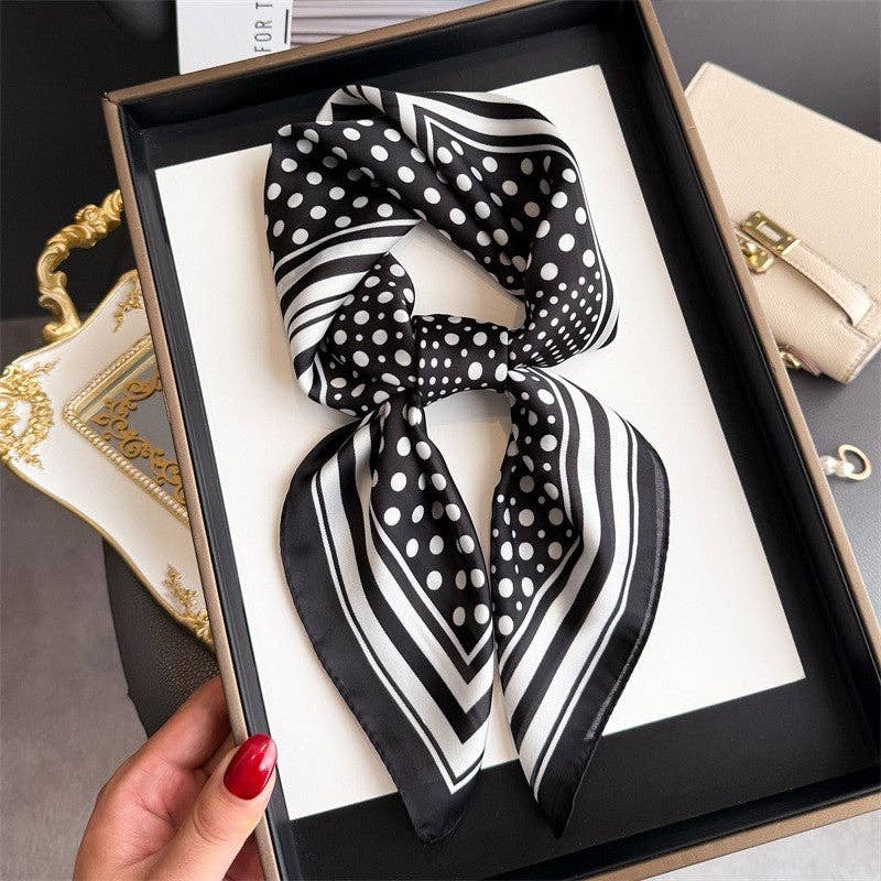 Fashion Print Square Scarf