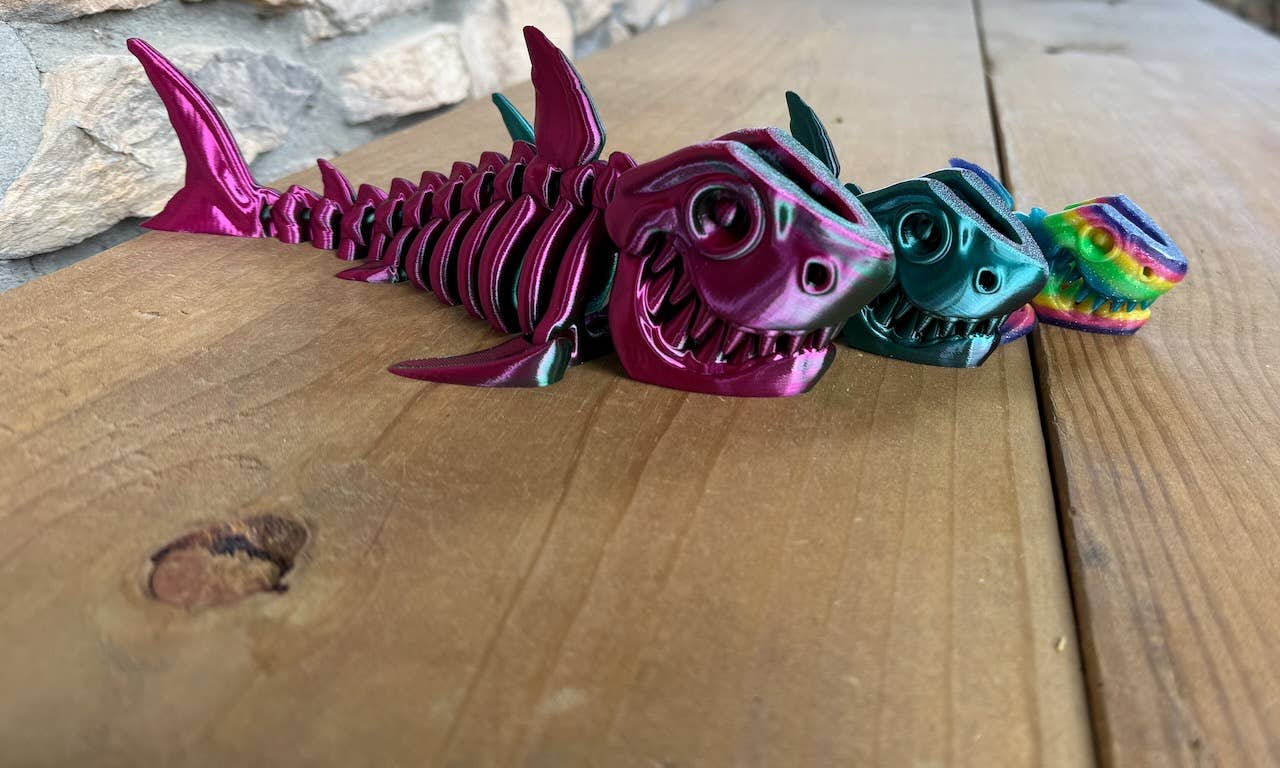 Flexi Skeleton Shark-Sensory, Desk Fidgeting & Unique Gifts