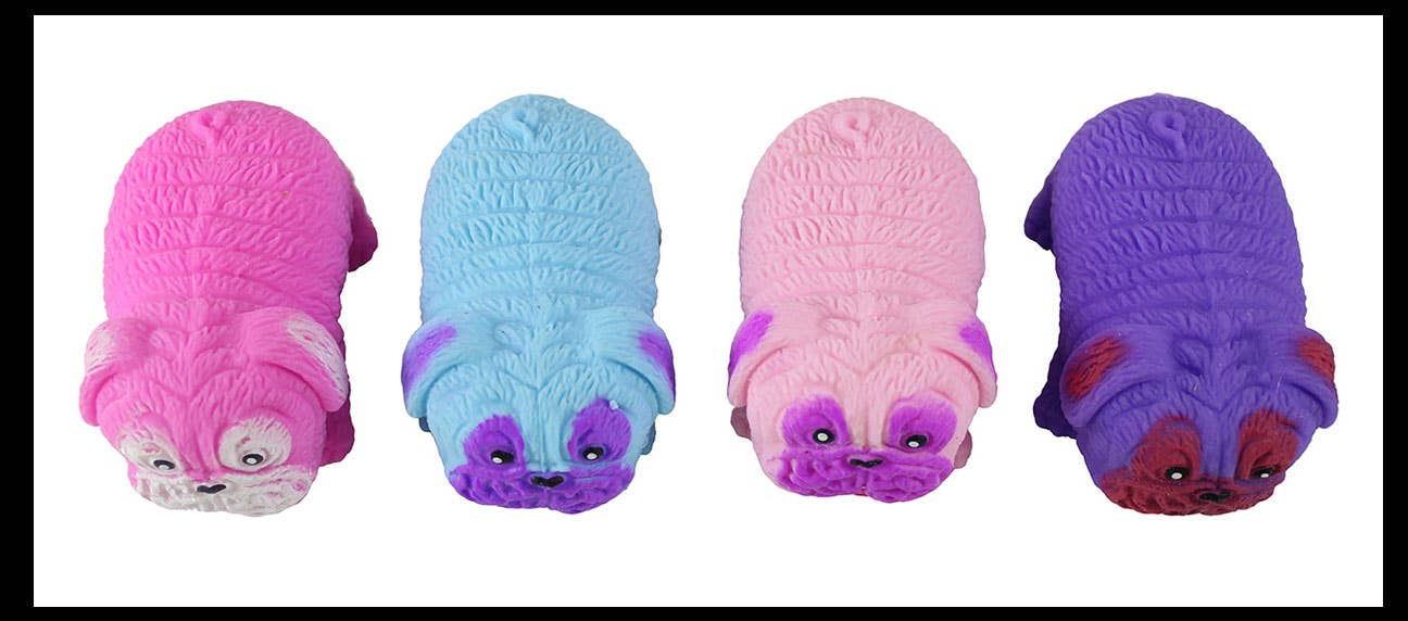 Stretchy Pug Dog Crushed Bead Sand Filled - Doggy Lover Se