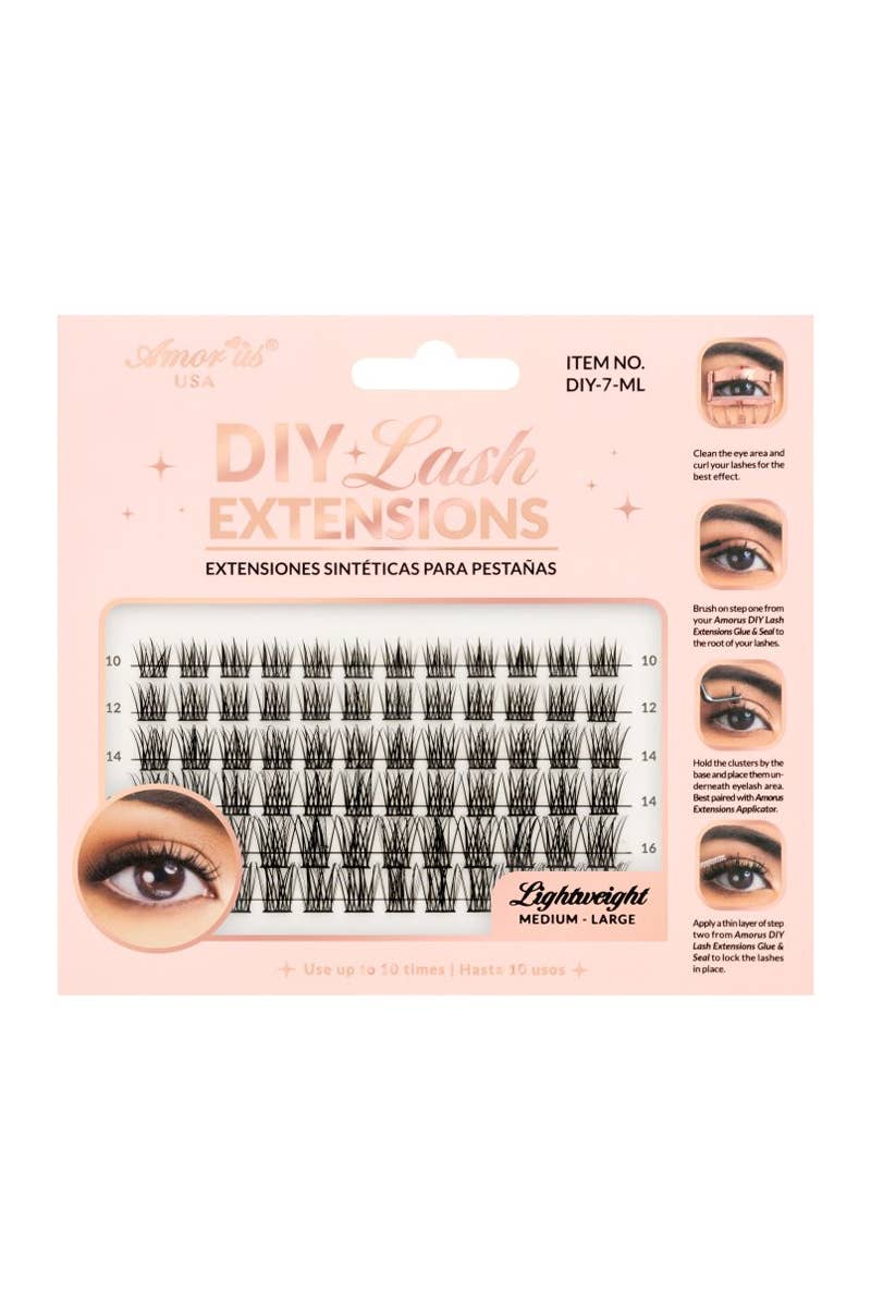 Amorus DIY-7-ML DIY Lash Extensions - 6 sets