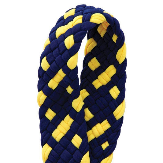 Wide Braid: Navy/Sunshine