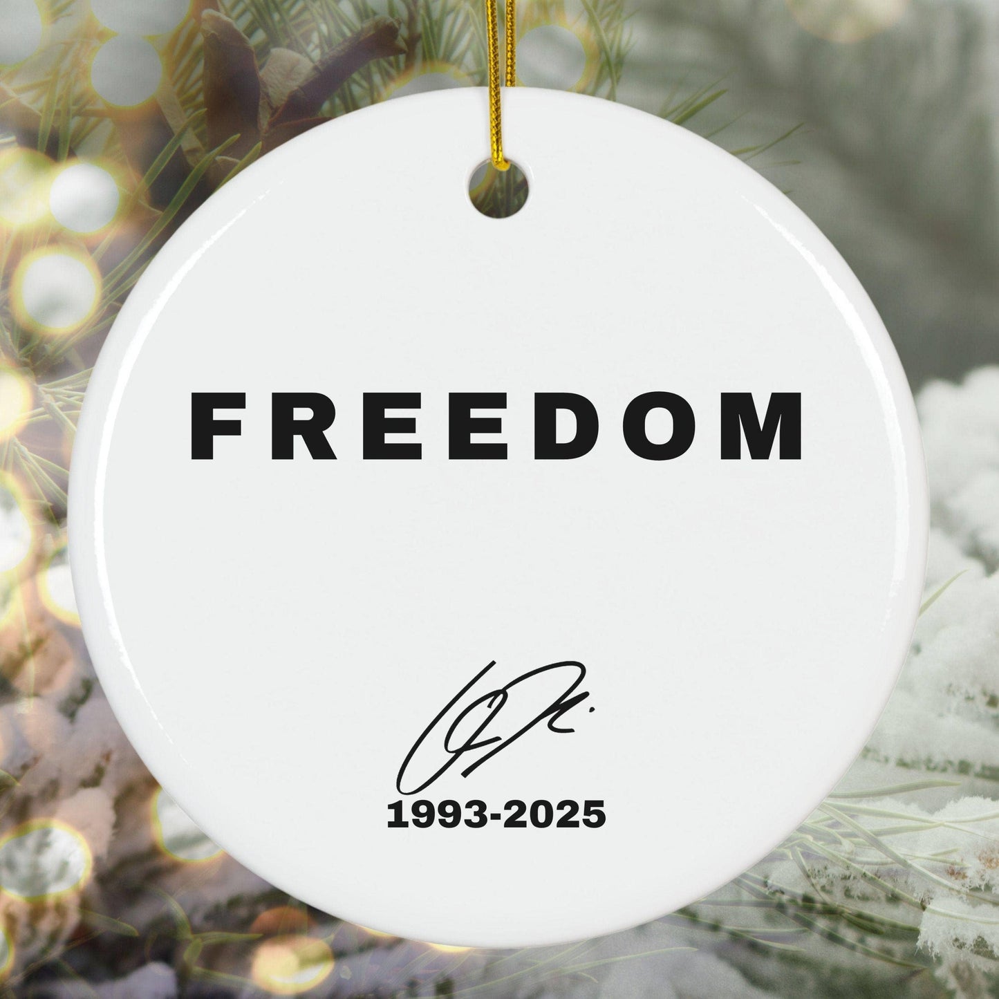 Freedom Patriotic Ornament