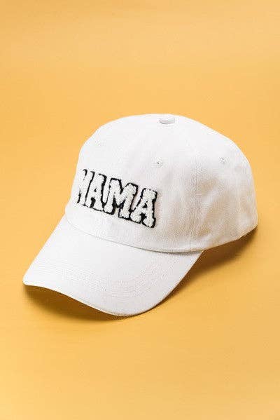 Washed Sherpa Mama Baseball Cap