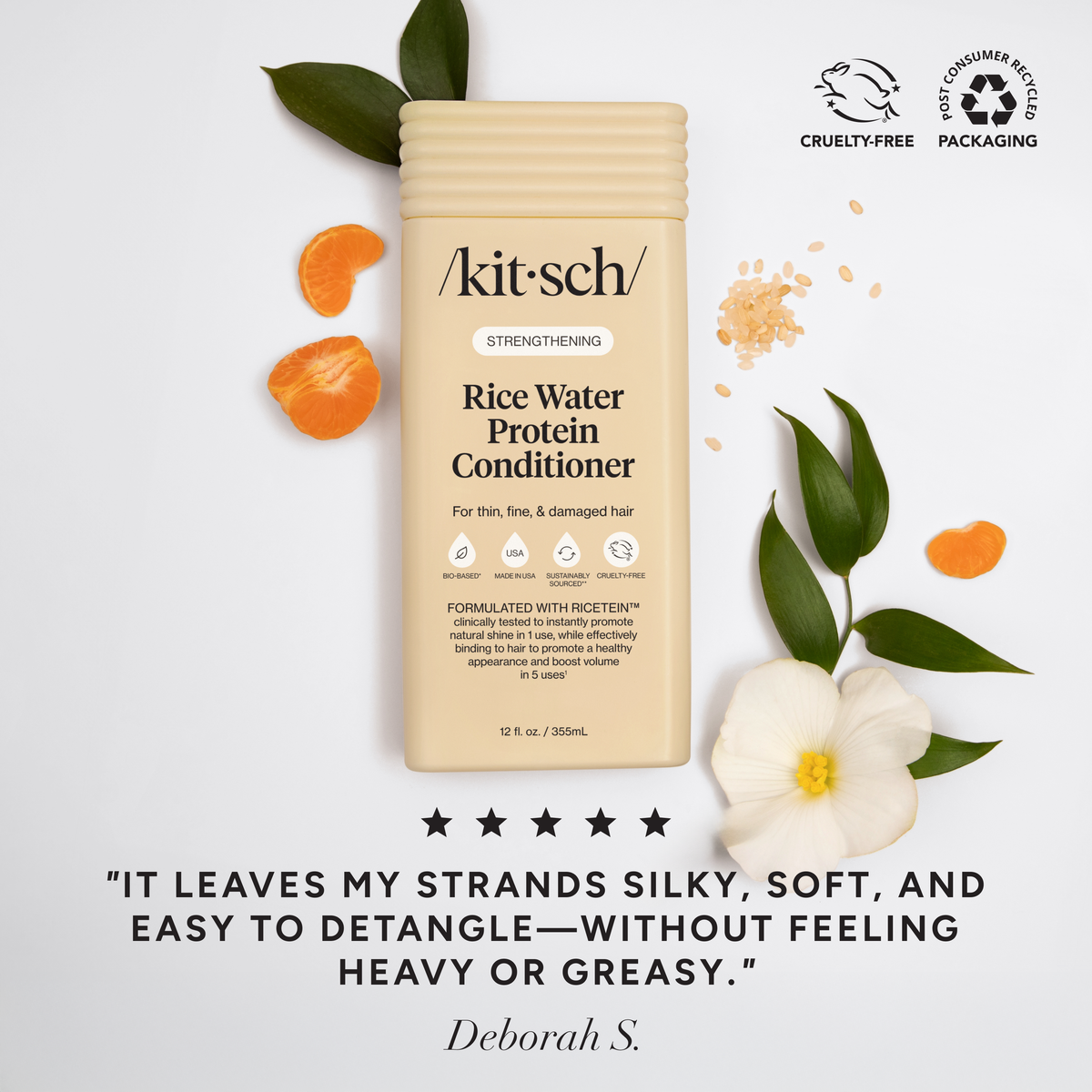 Strengthening Rice Water Shampoo & Conditioner Combo