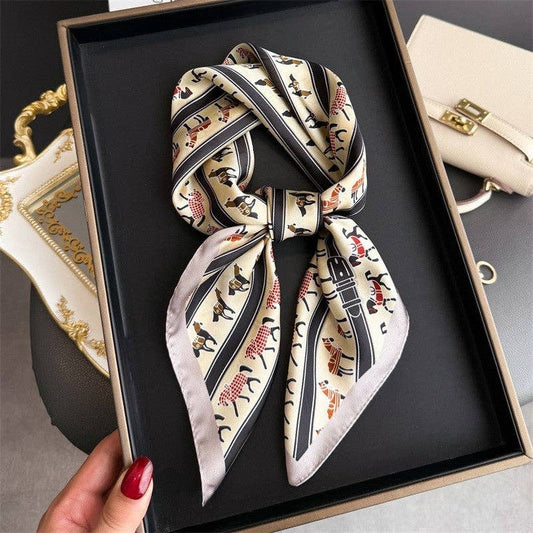 Fashion Print Square Scarf