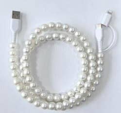 Beaded Phone Charging Cables