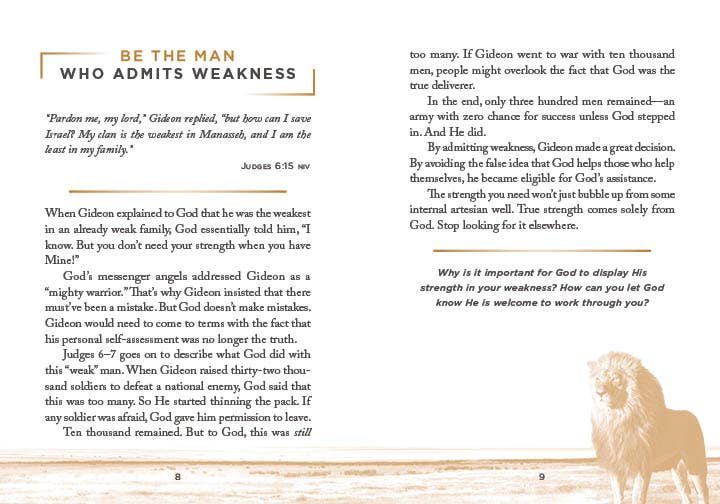 Man of Strength : 100 Devotions for a Life of Power